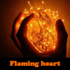 Juego online Flaming heart Juego online Flaming heart